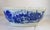 Victorian Vintage Victoria Ware Ironstone Flow Blue Bowl or Butter/Pudding Mold For Sale - Image 3 of 9