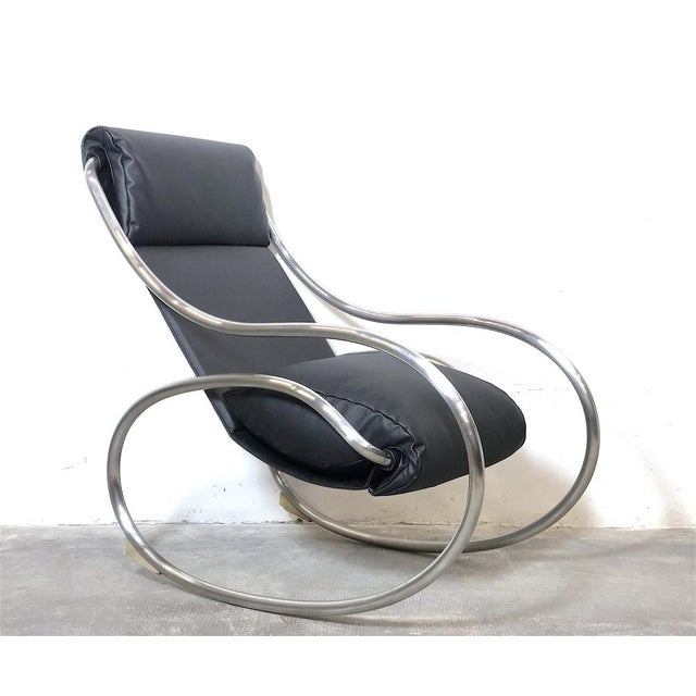 Crome Metal Crawl Armchair by Heals, London, 1970s For Sale - Image 15 of 15
