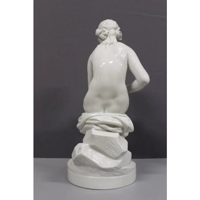 Porcelain Venus in the Bath from Villenauxe La Grande, 1950s For Sale - Image 9 of 12