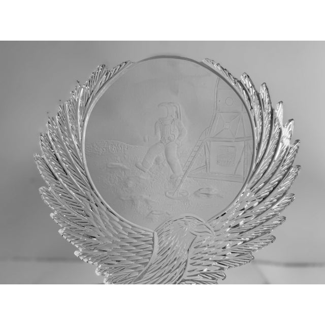 Contemporary Waterford Crystal “Man on the Moon” by Michael Morrissey 1999 Special Edition, One-of-a-Kind For Sale - Image 3 of 12