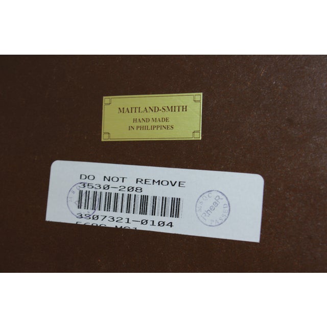 Maitland Smith Flame Mahogany Dining Table For Sale - Image 18 of 18