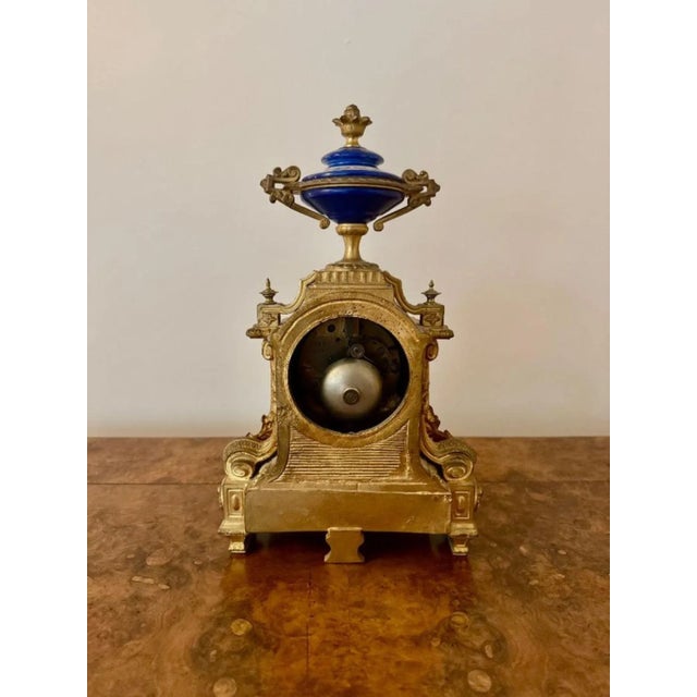 Antique French Ormolu Mantle Clock, 1860s For Sale - Image 6 of 7
