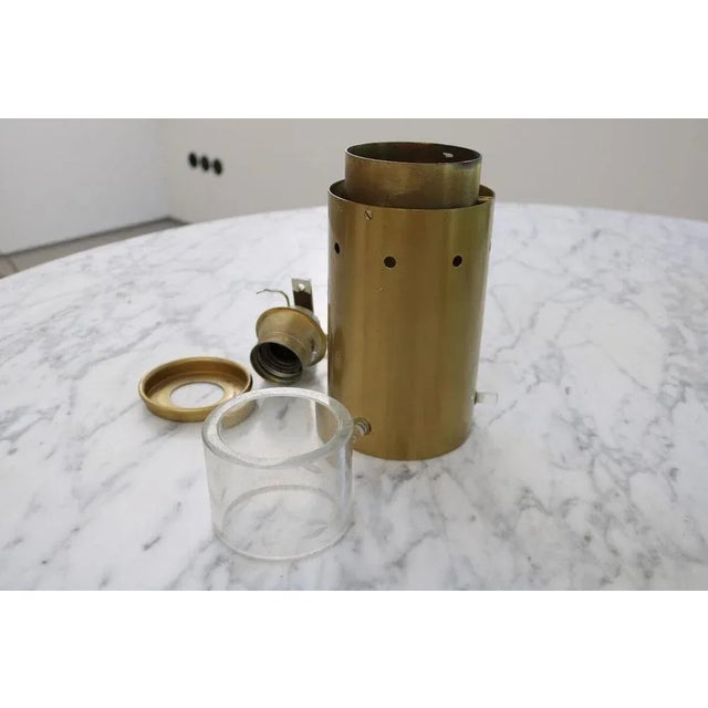 Metal Danish Modern Ceiling Light from Fog & Morup, 1960s For Sale - Image 7 of 9