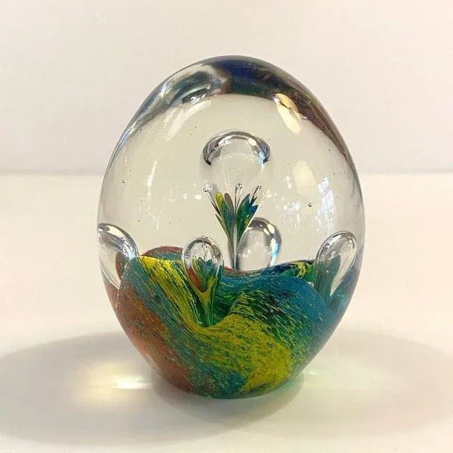 公式の店舗 Style Murano Italian 1980s Rainbow Glass Art Bubble ルアー・フライ