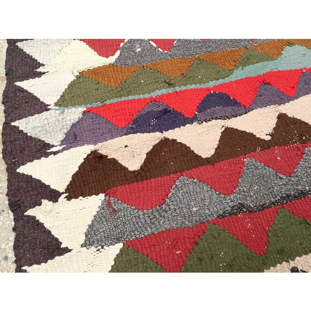 Mid 20th Century Galerie Shabab Collection Mid-20th Century Persian Flatweave Kilim Rug For Sale - Image 5 of 9