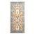 Afghan Sultanabad Master Wool 3x6 Ivory, Blue, & Red Handmade Runner Rug #1143761 For Sale