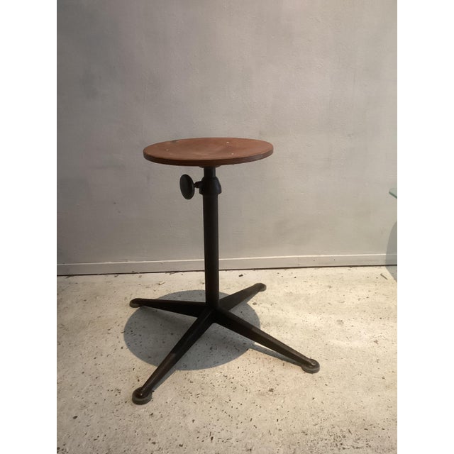 Industrial Stool by Friso Kramer for Ahrend de Cirkel, 1960s, in Very Good conditions. Designed 1960 to 1969 This piece...