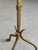 Spanish Gilt Iron Drinks Table With Pointed Stem and Tripod Base, 1950s For Sale - Image 4 of 10