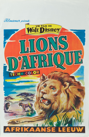 Disney Lions d'Afrique Film Poster