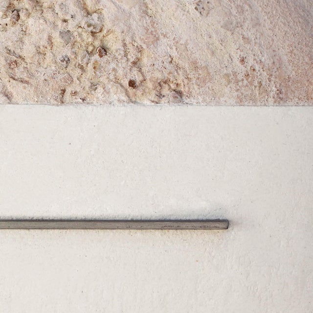 Joe Segal Core 1 Concrete and Copper Sculpture This contemporary wall sculpture by Joe Segal explores balance, material...