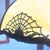 1910s Bronze Art Nouveau Slag Glass Spider Web Design Table Lamp For Sale - Image 4 of 6