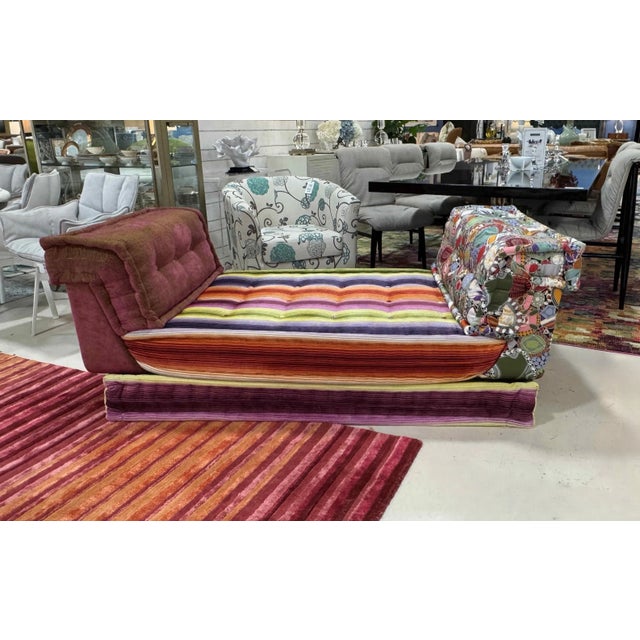 Textile Roche Bobois Mah Jong 2-Piece Sofa For Sale - Image 7 of 12