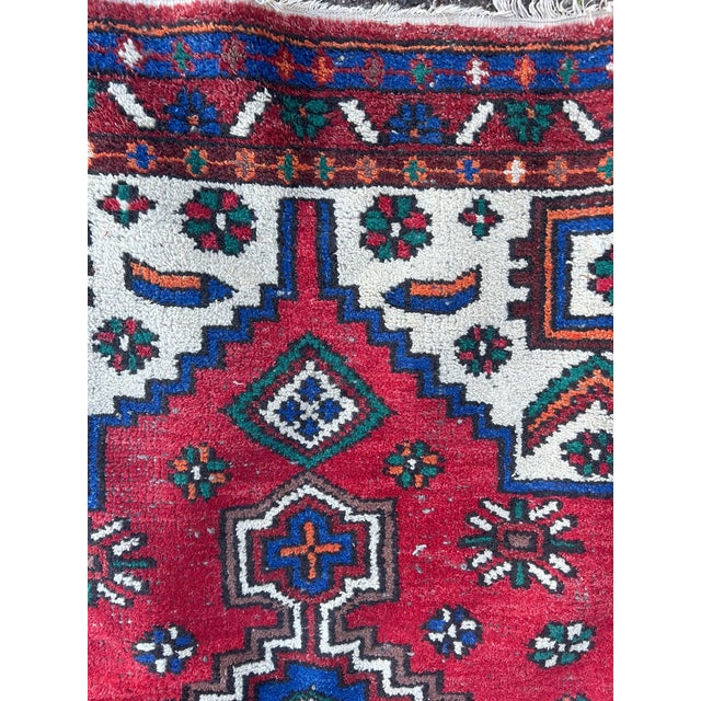 Vintage Handwoven Wool Rug, 1970s For Sale - Image 4 of 11