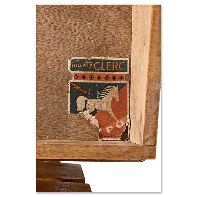 Wooden School Desk from Jouets Clerc For Sale - Image 6 of 7