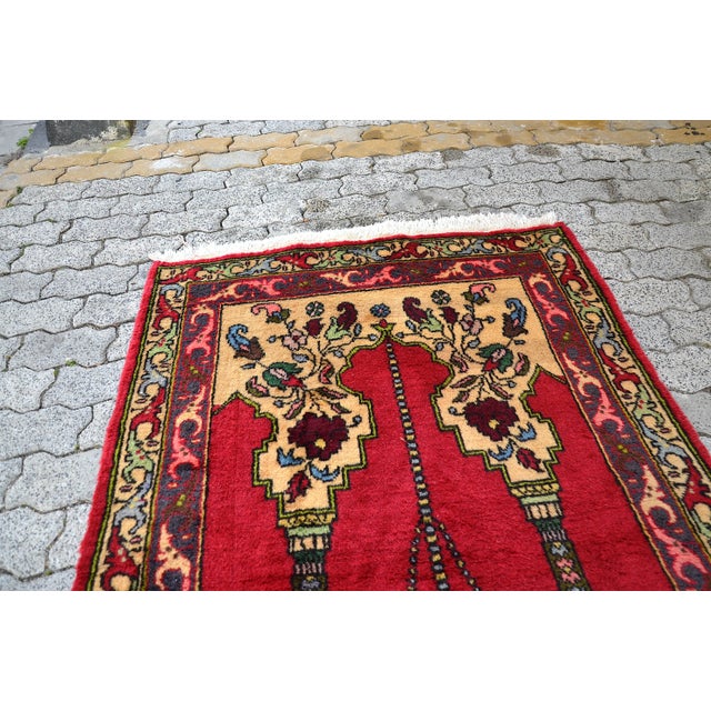 Turkish 1960s Traditional Handknotted Turkish Rug For Sale - Image 3 of 11
