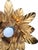 Modern Hollywood Regency Florentine Flower-Shaped Gilt Flush Mount from Hans Kögl, Italy, 1960s For Sale - Image 3 of 18
