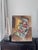 1960s Mid Century Modern George Kosanovic Painting Abstract Cubist Portrait PNW Art For Sale In Seattle - Image 6 of 8