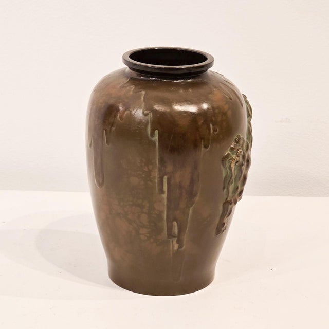 Japanese Bronze Vase, Japan, Early 20th Century For Sale - Image 3 of 8