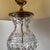 Traditional Vintage Wedgwood Waterford Crystal Glandore Crescent Brass Table Lamp For Sale - Image 3 of 7