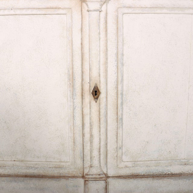 Stone Architectural French Sideboard in White For Sale - Image 7 of 14