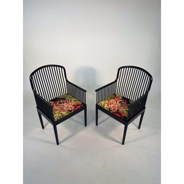 Black Pair of Davis Allen Exeter Chairs for KnollStudio (Originally Andover Chair for Stendig) For Sale - Image 8 of 10
