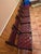 Mid 20th Century Spanish Set of Six Interlaced Leather Wooden Chairs For Sale - Image 4 of 12