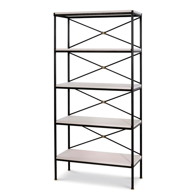 2020s Tara Shaw for Century Furniture Grand Montmartre Etagere-Iron/Brass Knot For Sale - Image 5 of 5
