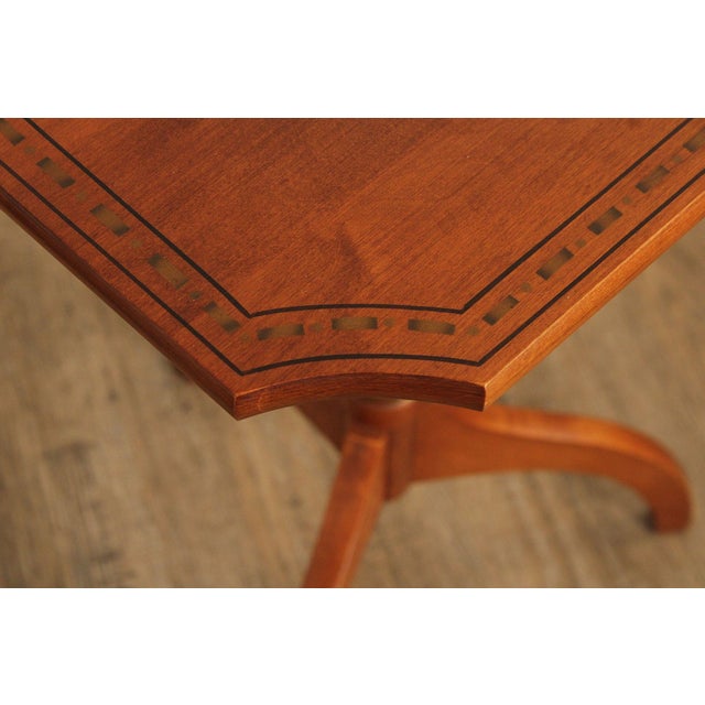Hitchcock L. Hitchcock Stenciled Maple Small SideTable For Sale - Image 4 of 18
