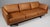Erik Jørgensen three-seat new upholstered with cognac vintage full grain aniline leather. Legs of Mahogany. Model 220,...