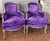 Gustavian (Swedish) Gustavian Bergeren Armchair in Velvet, Set of 2 For Sale - Image 3 of 5