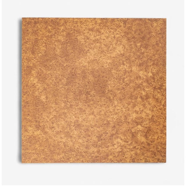 Mid-Century Modern 1930s Parsons Burlwood Side Table For Sale - Image 3 of 10