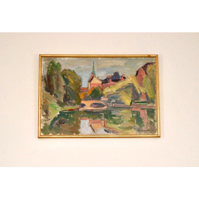 Harry Thomander, Hrebro, 1960s, Oil on Canvas, Framed For Sale - Image 16 of 16