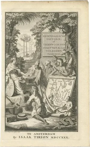 I. Tirion, Trading Activities in South-East Asia, 1739, Print
