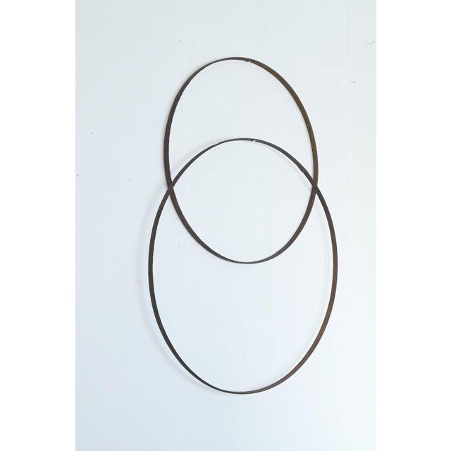 Old Japanese Iron Ring / Circa 20th Century / Wall Hanging Object For Sale - Image 10 of 15