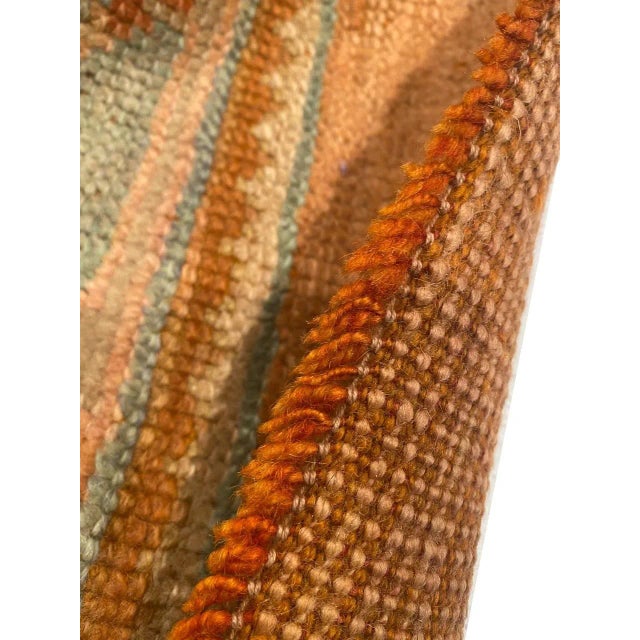 1900 - 1909 Hand Knotted Antique Turkish Oushak 11' X 15'4'' For Sale - Image 12 of 13