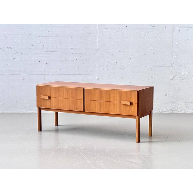 1960s Mid-Century Modern Danish Teak Lowboard with Four Drawers, 1960s For Sale - Image 5 of 18