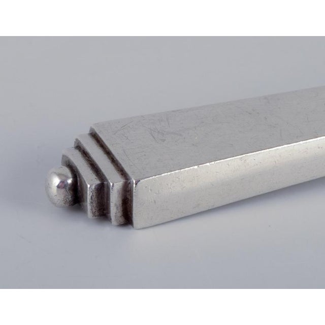 Carving Fork in Sterling Silver from Georg Jensen, 1940s For Sale - Image 3 of 8