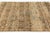 1940s Vintage Hand-Knot Wool Grid Motif Area Rug in Earthy Tones & Slate Blue Accents For Sale - Image 5 of 9