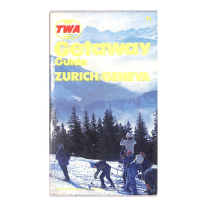 "Twa Getaway Guide Zurich/ Geneva" 1971 Keown, Ian M.