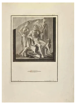 Francesco Cepparoli, Gaius Marius Roman General, Etching, 18th Century