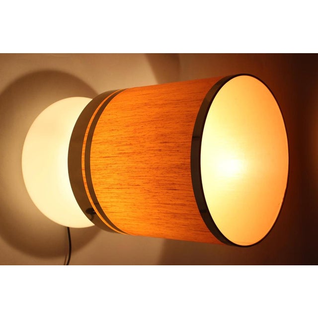 Large Glass and Brass Table Lamp, Italy, 1970s For Sale - Image 12 of 18