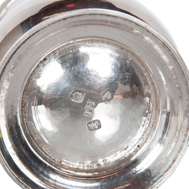 Antique Georgian Sterling Silver Pint Beer Tankard Mug Jacob Marsh London 1770 For Sale - Image 11 of 11