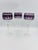 Glass Waterford Crystal Gorgeous Clarendon Amethyst Purple Wine Goblets - Set of 3 For Sale - Image 7 of 12