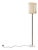 Scandinavian Modern Floor Lamp with Slatted Shade by Louis Poulsen, 1960s For Sale