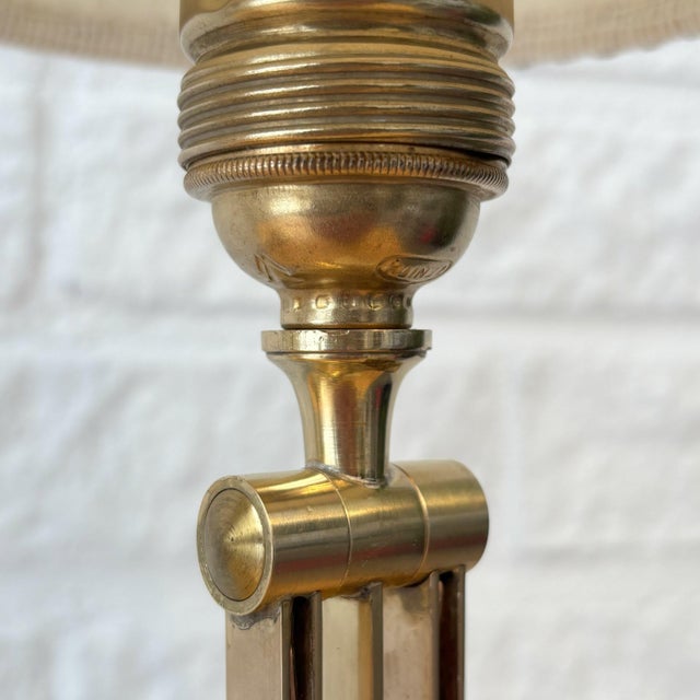 Mid-Century Scandinavian Table or Wall Lamps in Brass by Kaare Klint for Le Klint, Denmark, 1950s, Set of 2 For Sale - Image 11 of 15