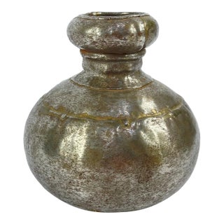 Early 20th Century Indian Metal Bottle MATTER COLLECTION For Sale