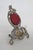 Rococo Style Brass Tone Pocket Watch Holder Stand Shell Scrollwork Motif 5169b For Sale - Image 14 of 16