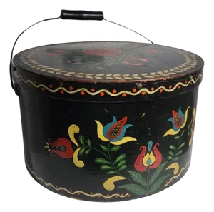 19Thc Paint Decorated Pa. Dutch Pantry Box