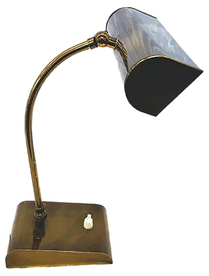 Mid-Century Brass Table Lamp