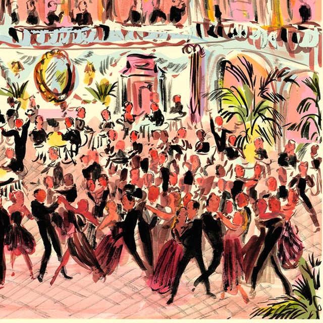 The Grand Gala Original Whimsical Figurative Print by Pauline De Roussy De Sales For Sale - Image 4 of 5
